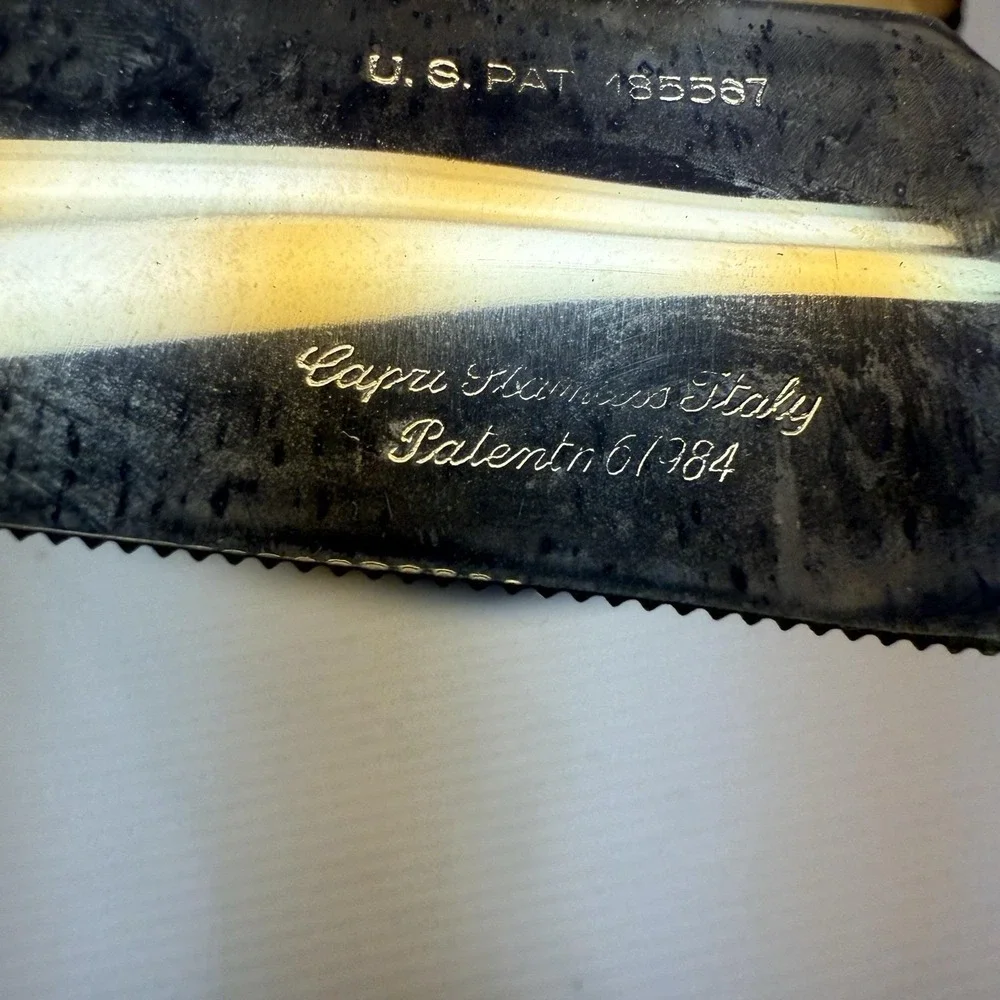 Capri Italy Stainless Carving Knife And‎ Fork * In Original Box Vintage MCM*
